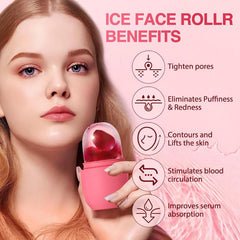 Silicone Face Ice Mold for Cold Therapy Massage
