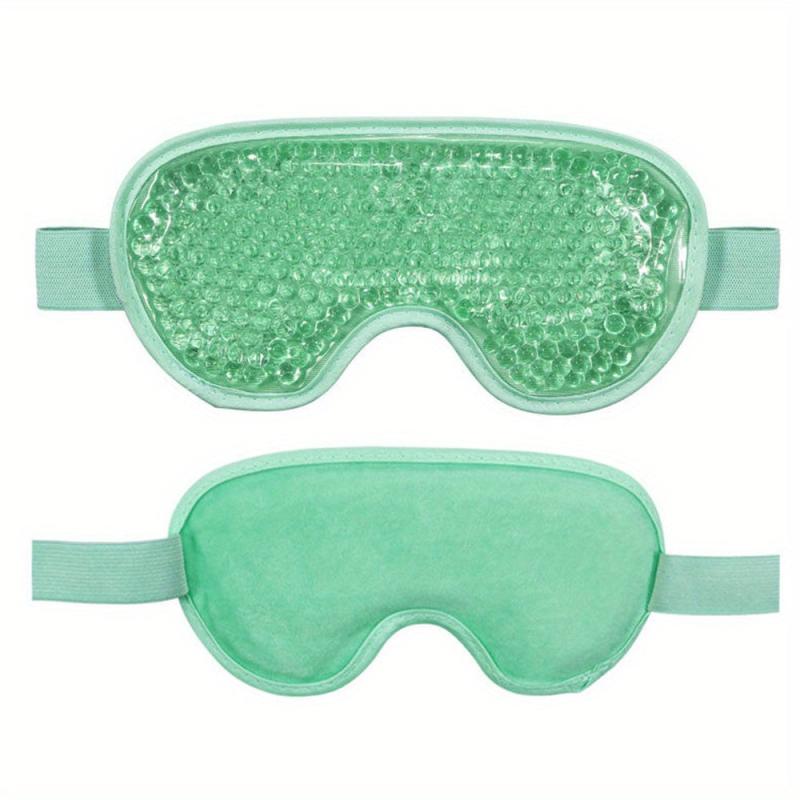 Cooling Gel Eye Mask Reusable Cold Eye Mask for Puffy Eyes with Plush Backing