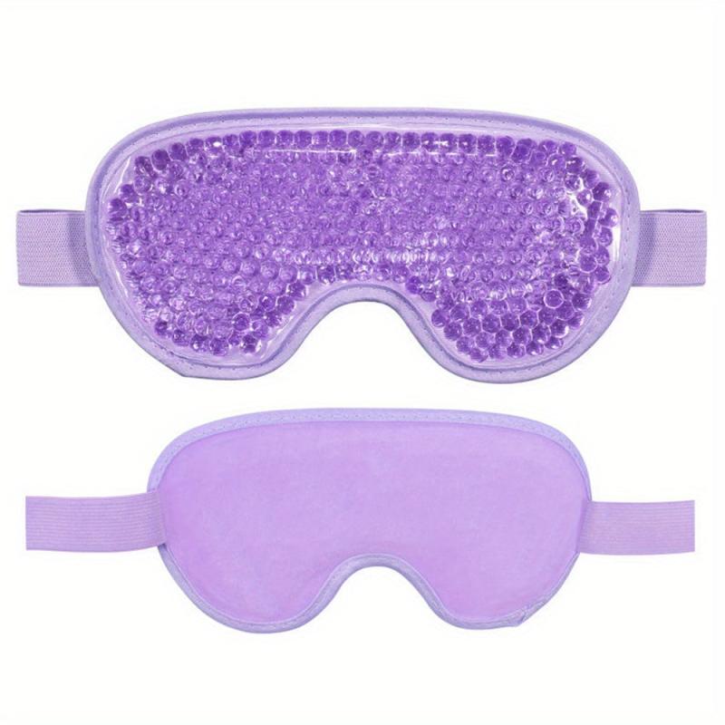 Cooling Gel Eye Mask Reusable Cold Eye Mask for Puffy Eyes with Plush Backing