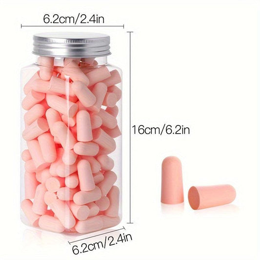 120pcs Noise Isolation Earplugs for Better Sleep
