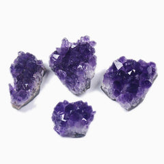 Natural Raw Amethyst Quartz Purple Crystal Cluster Stones Specimen
