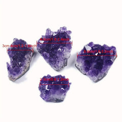 Natural Raw Amethyst Quartz Purple Crystal Cluster Stones Specimen