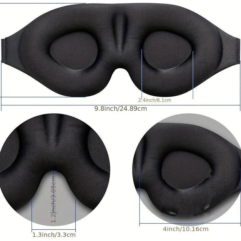 3D Contoured Cup Sleep Eye Mask for Men Women