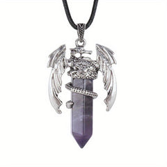Dragon Necklace For Men Women Crystal Necklace Dragon Jewelry