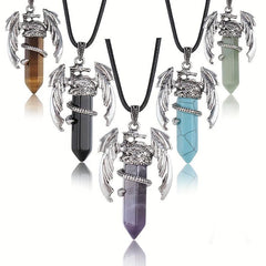 Dragon Necklace For Men Women Crystal Necklace Dragon Jewelry