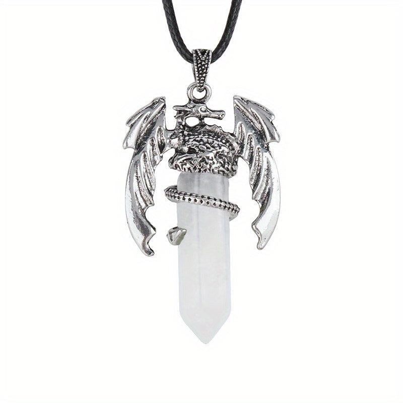Dragon Necklace For Men Women Crystal Necklace Dragon Jewelry