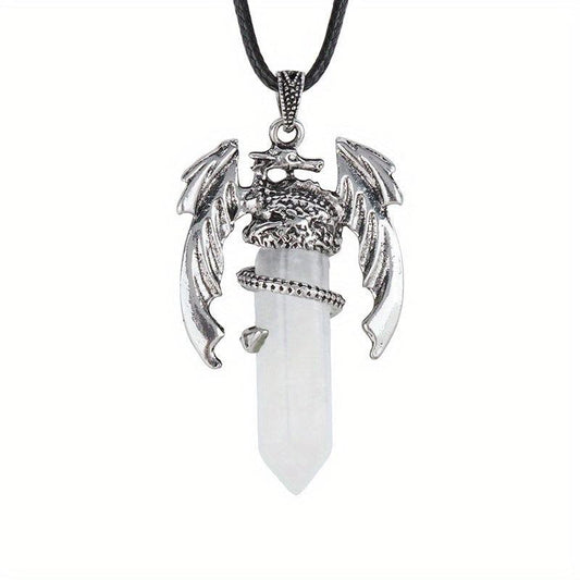 Dragon Necklace For Men Women Crystal Necklace Dragon Jewelry