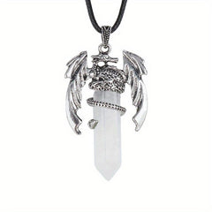 Dragon Necklace For Men Women Crystal Necklace Dragon Jewelry