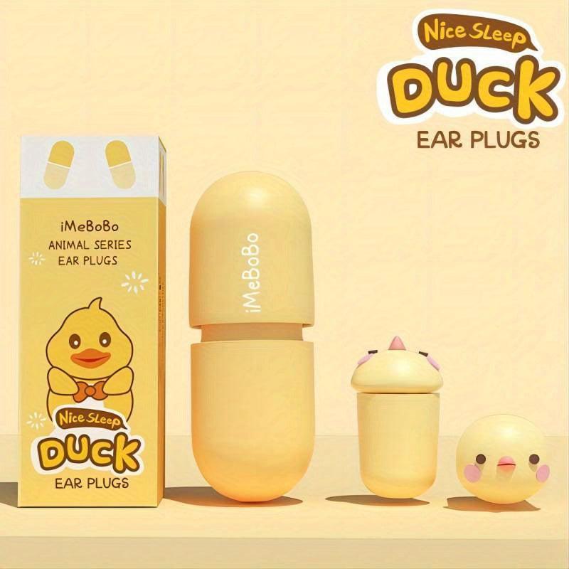 2 Pack Animal Earplugs for Anti Noise Sleep & Learning