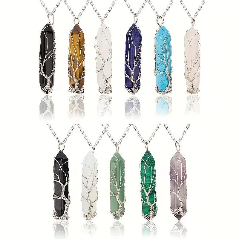 Crystal Life Tree Necklace for Women