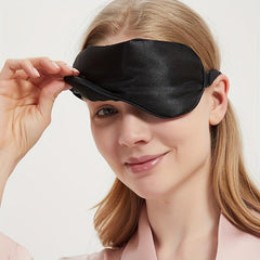 Silk Double-Sided Light Blocking Eye Mask Adjustable Buckle
