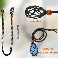 13pcs 7 Chakra Crystal Stone Set with Necklace and Instruction