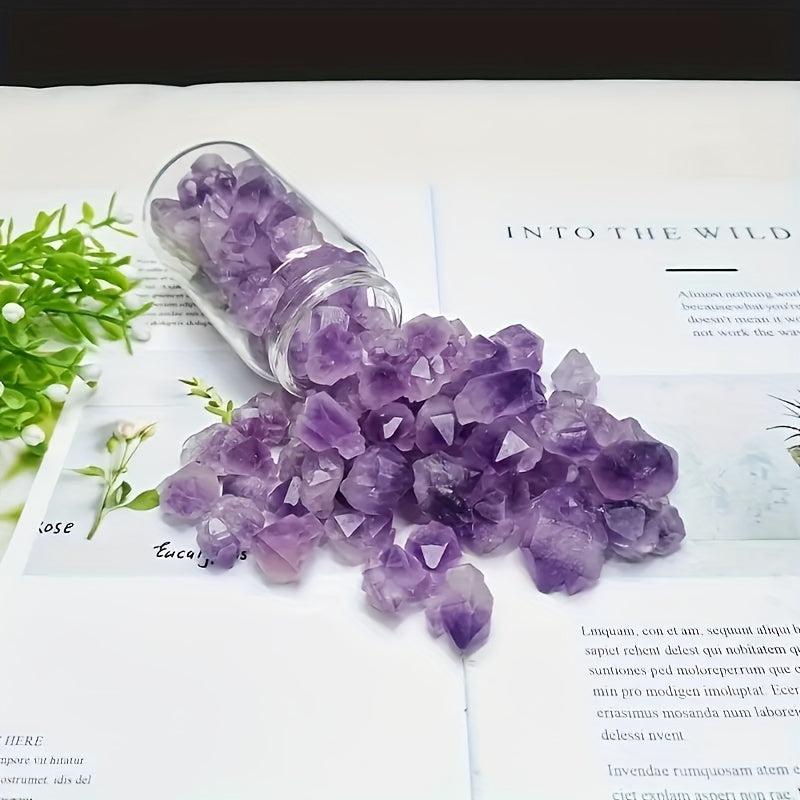 Natural Amethyst Flower Cluster Raw Stone Healing Crystal