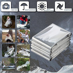 Outdoor Survival First Aid Blanket Reflective Life-saving Emergency Blanket