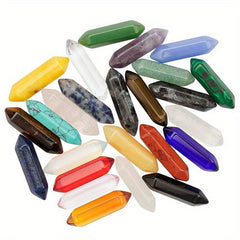 Random Healing Crystals Quartz Stone Dangle Hexagonal Gemstone Chakra