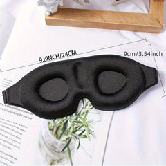 3D Contoured Sleep Mask Soft Comfy Eye Shade For Nap Travel & Night Shift