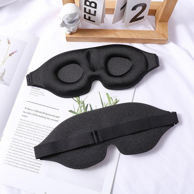 3D Contoured Sleep Mask Soft Comfy Eye Shade For Nap Travel & Night Shift