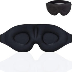 3D Contoured Sleep Mask Soft Comfy Eye Shade For Nap Travel & Night Shift