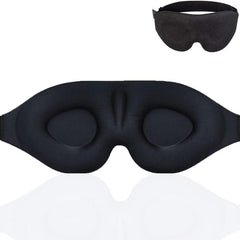 3D Contoured Sleep Mask Soft Comfy Eye Shade For Nap Travel & Night Shift