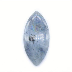 Gray Moonlight Stone Leaf Pendant for Healing Energy