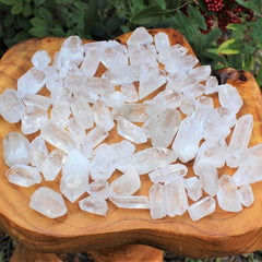 10PCS Natural Clear Quartz Crystals for Home & Office Decor