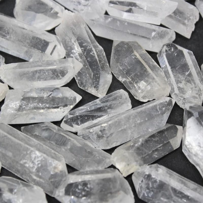 10PCS Natural Clear Quartz Crystals for Home & Office Decor