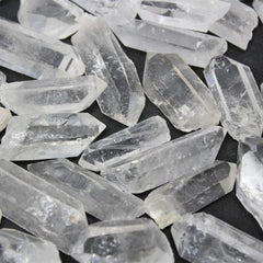10PCS Natural Clear Quartz Crystals for Home & Office Decor