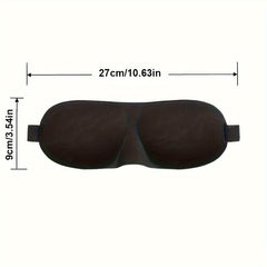 3D Contoured Sleep Mask for Men and Women - Light Blocking Blindfold