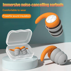 Sleeping Earplugs Noise Canceling Soft Nano Silicone Waterproof