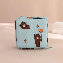 Patterned Sanitary Napkin Storage Bag Handbag