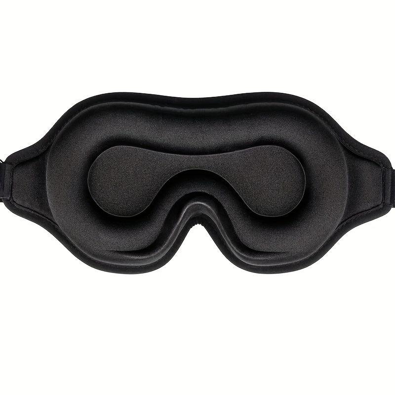 Modified 3D Sleep Eye Mask Blackout Protect Eyelashes Adjustable Strap