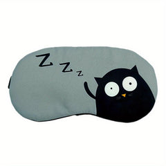 Animal Print Blackout Eye Mask for Travel, Nap, Meditation - Men Women Univ