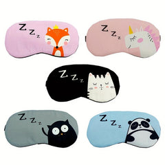 Animal Print Blackout Eye Mask for Travel, Nap, Meditation - Men Women Univ