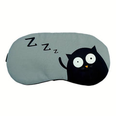 Animal Print Blackout Eye Mask for Travel, Nap, Meditation - Men Women Univ