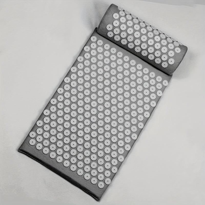 3PCS Yoga Acupressure Massage Mat Stress Relief Back Pain Needle Pad