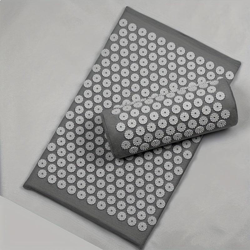 3PCS Yoga Acupressure Massage Mat Stress Relief Back Pain Needle Pad