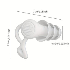 2pcs Soundproof Anti-noise Earplugs Nano Sleep Aid