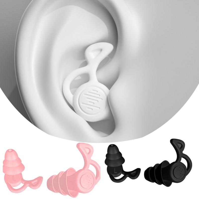 2pcs Soundproof Anti-noise Earplugs Nano Sleep Aid