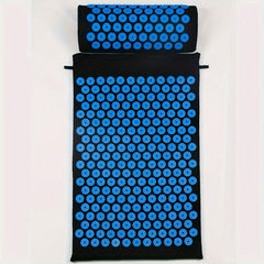 3pcs Yoga Acupressure Massage Mat Set for Stress Relief with Storage Bag