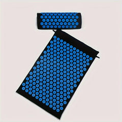 3pcs Yoga Acupressure Massage Mat Set for Stress Relief with Storage Bag