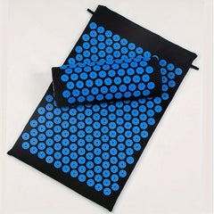 3pcs Yoga Acupressure Massage Mat Set for Stress Relief with Storage Bag