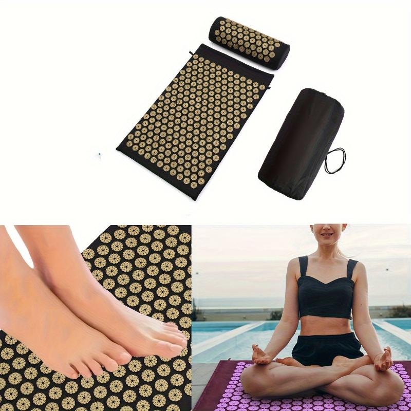 Acupressure Massage Mat Back Cushion Yoga Mat with Pillow Bag