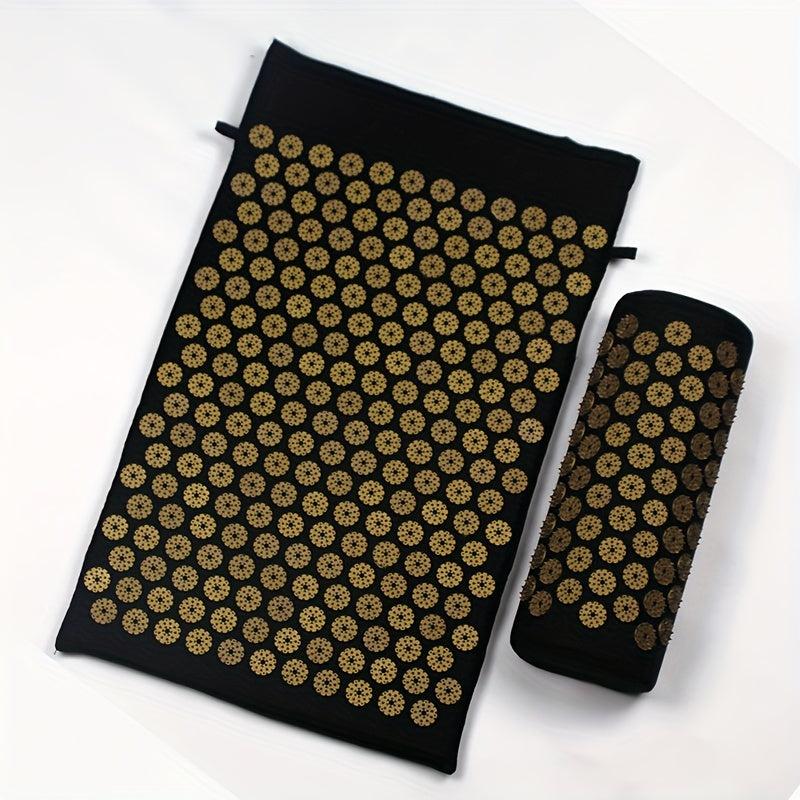 Acupressure Massage Mat Back Cushion Yoga Mat with Pillow Bag