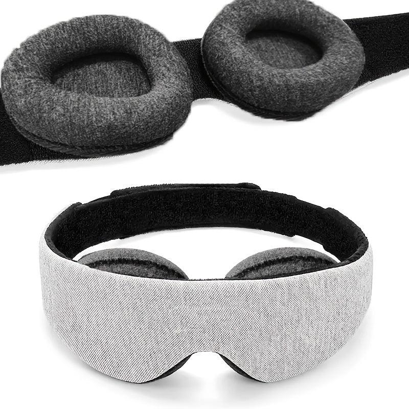 100% Light Blocking Sleep Mask for Travel and Yoga