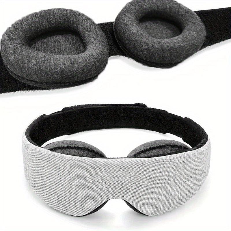 100% Light Blocking Sleep Mask for Travel and Yoga