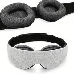 100% Light Blocking Sleep Mask for Travel and Yoga