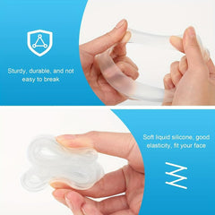 CPAP Full Face Mask Nose Mouth Cover Reusable CPAP Supplies