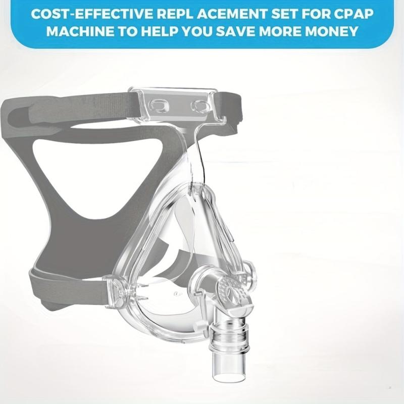CPAP Full Face Mask Nose Mouth Cover Reusable CPAP Supplies