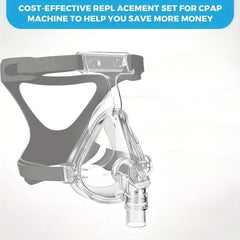 CPAP Full Face Mask Nose Mouth Cover Reusable CPAP Supplies