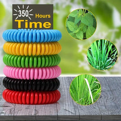 9Pack Mosquito Repellent Bracelets & 30 Pcs Patch Stickers